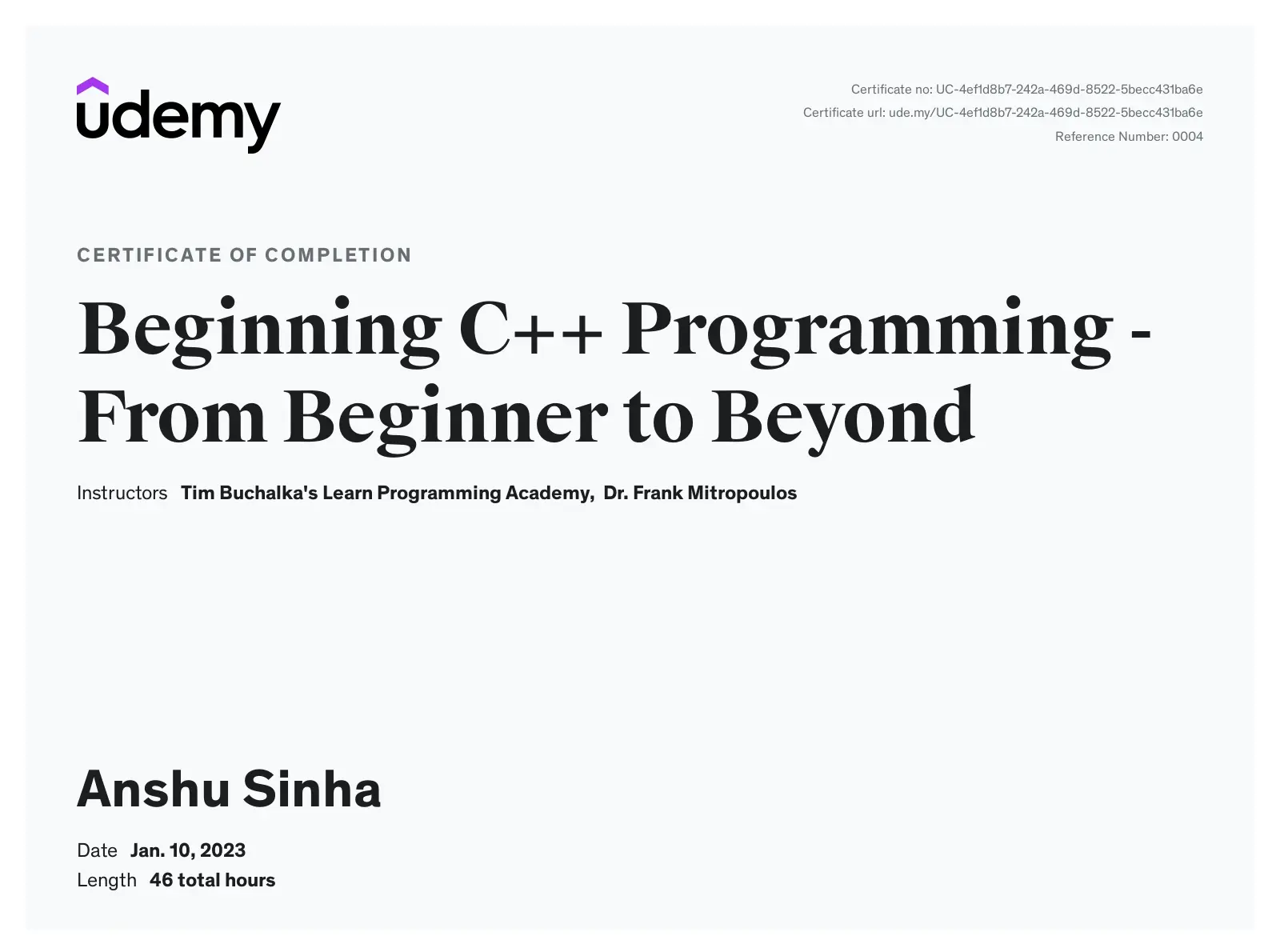 udemy-c++