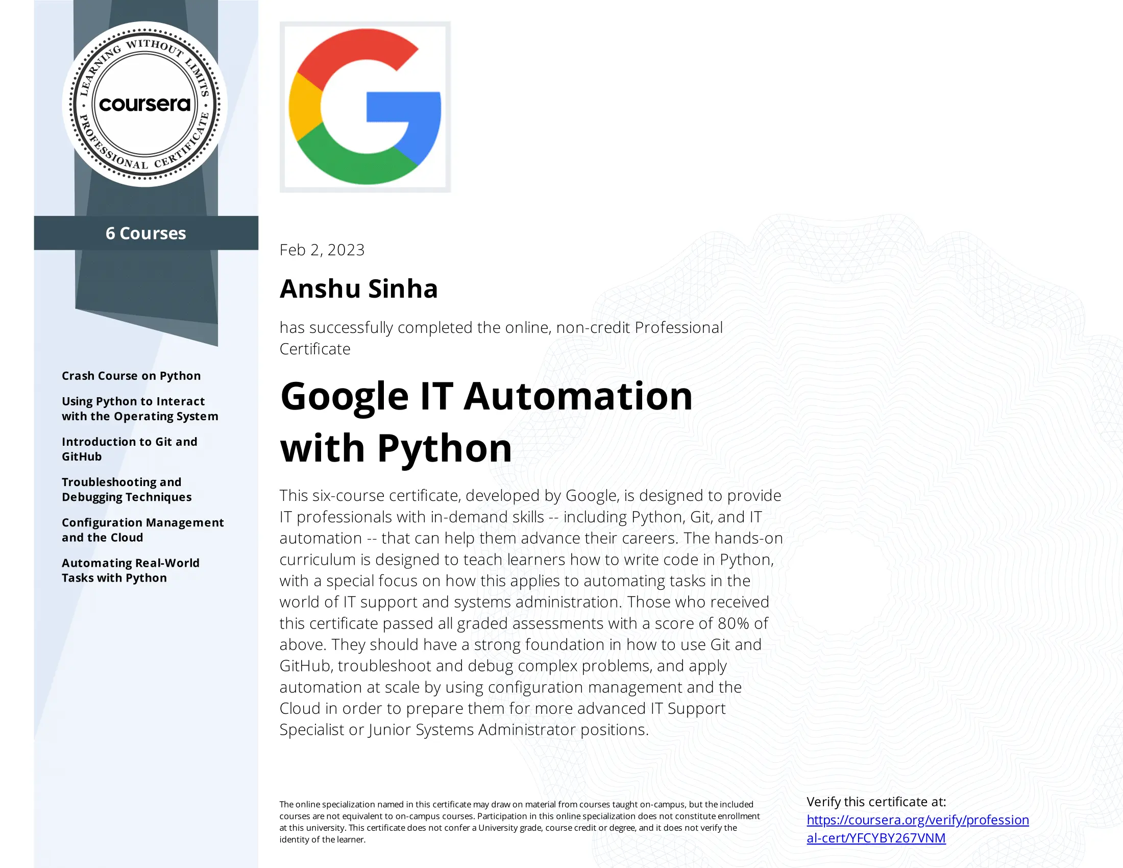 google-it-automation